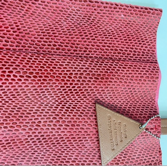 Sorial New York Iridescent Snake-EnbossedItalian Leather Rubina Tote - Picture 6 of 10